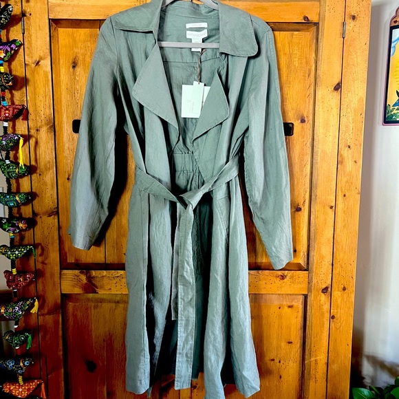 Cynthia Rowley Linen Duster - Picture 2 of 4